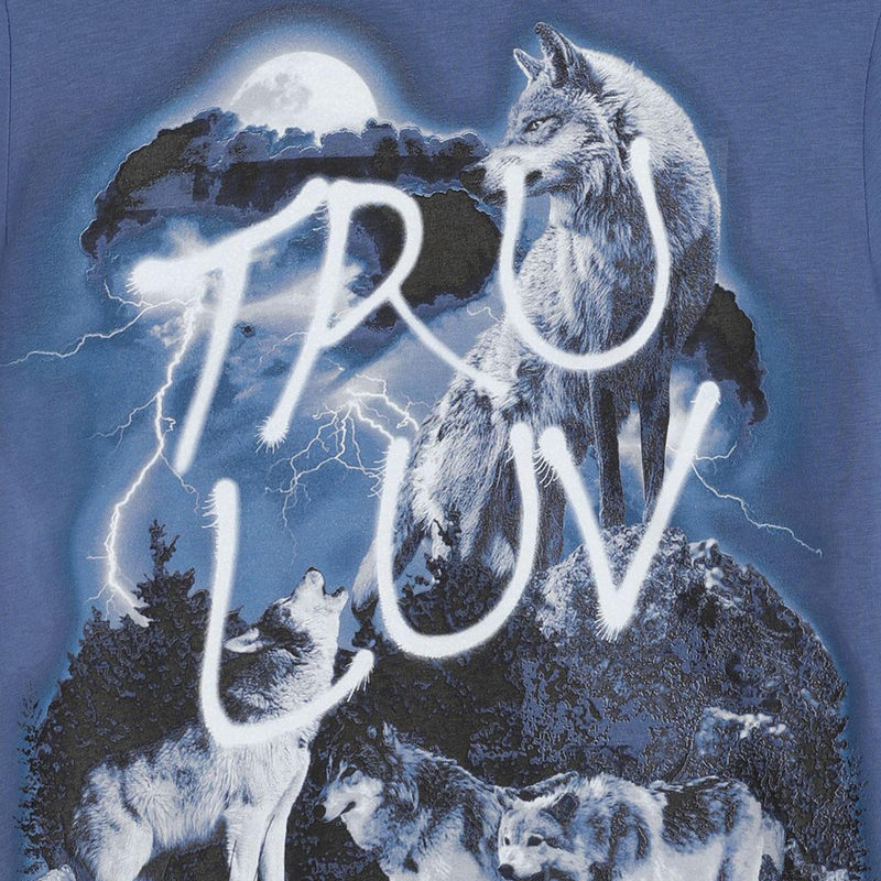 Wolf Print T-Shirt GIVENCHY 
                    BOY