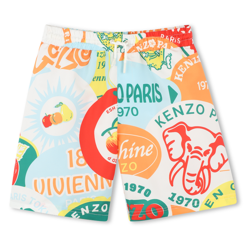 Printed swim shorts KENZO KIDS 
                    BOY