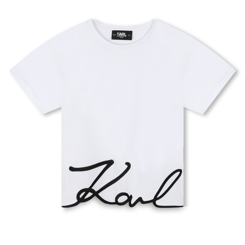 Signature Logo Tee KARL LAGERFELD KIDS 
                    GIRL