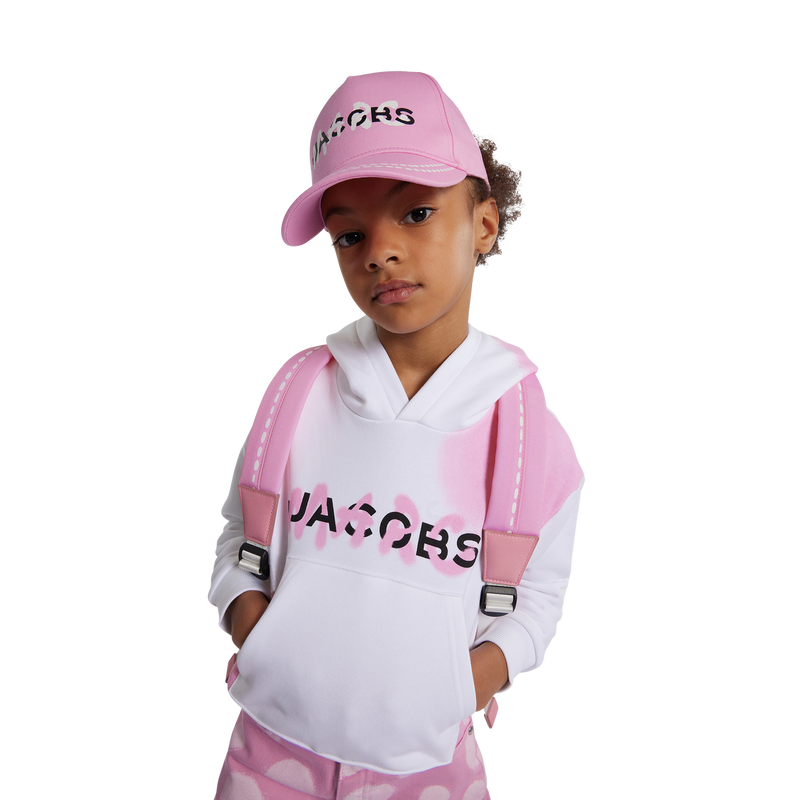 Cropped Fleece Sweatshirt MARC JACOBS 
                    GIRL