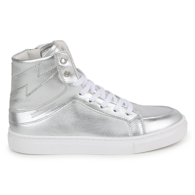 Zip high top sneakers cheap