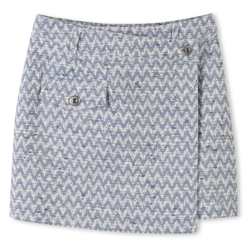 Tweed wraparound skirt LANVIN 
                        GIRL