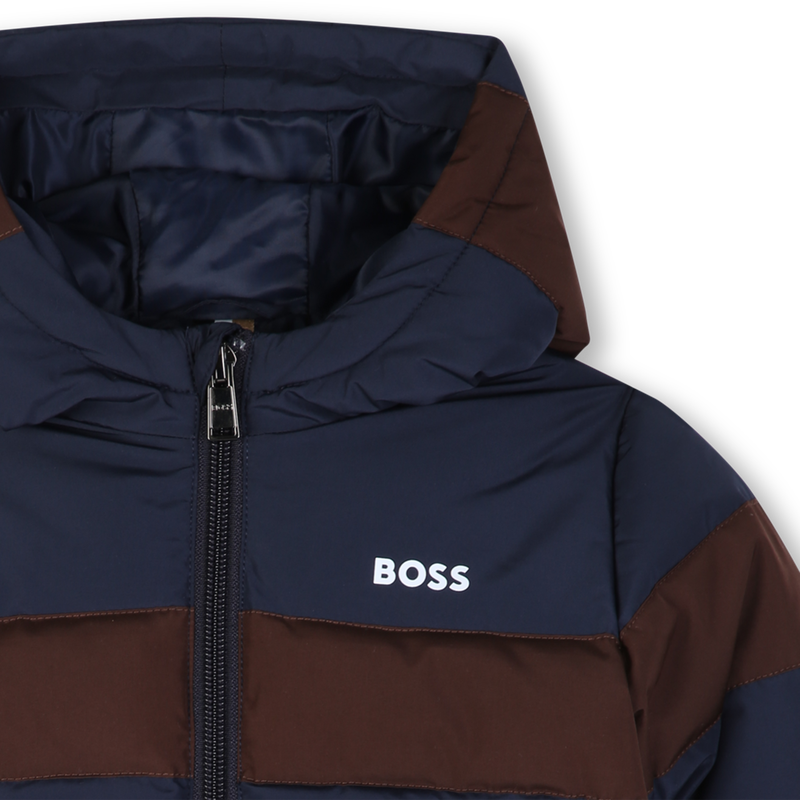 Hooded down jacket BOSS 
                        BOY