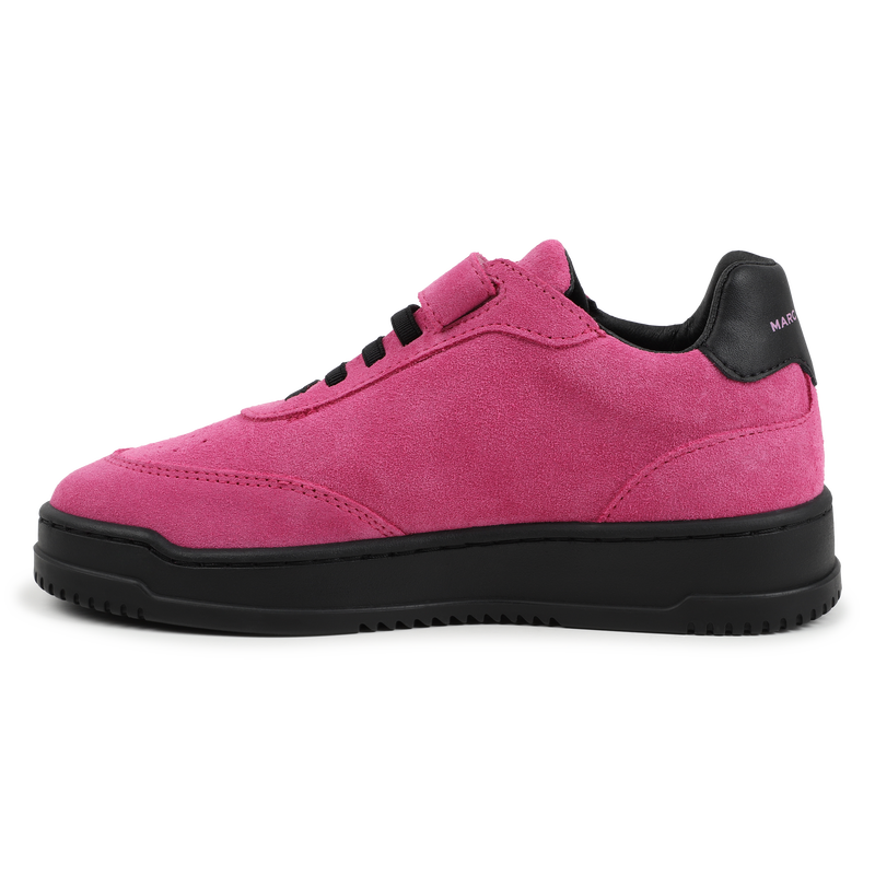 Leather Lace-Up Sneakers MARC JACOBS 
                    GIRL