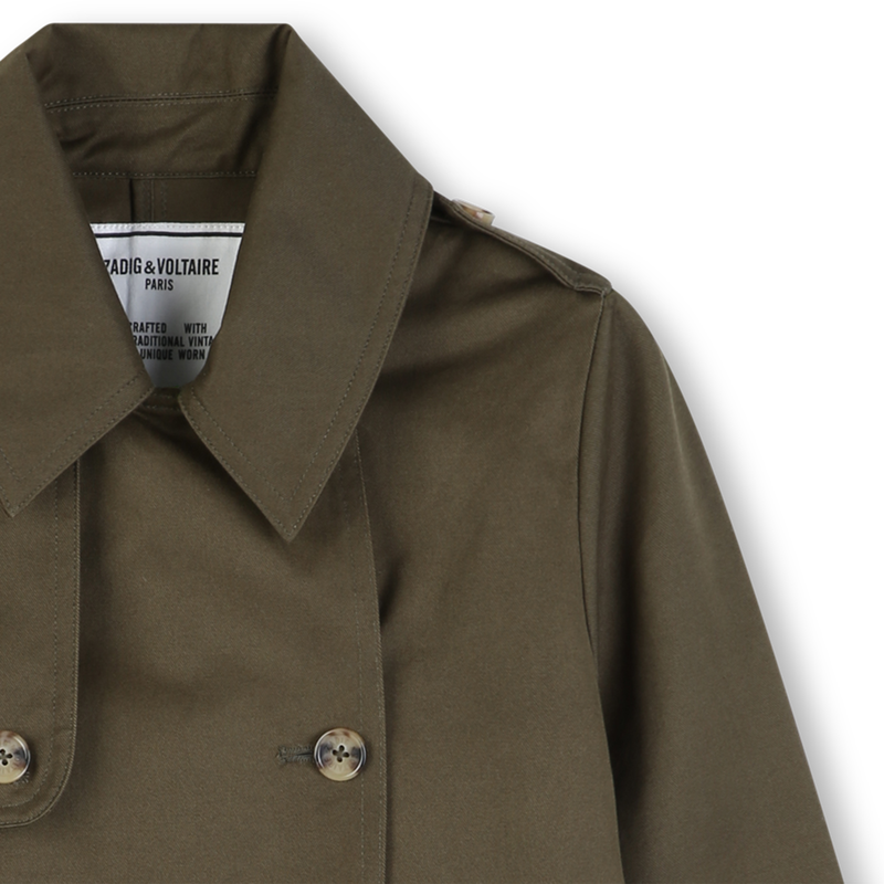 Cropped Trench Coat ZADIG & VOLTAIRE 
                        GIRL