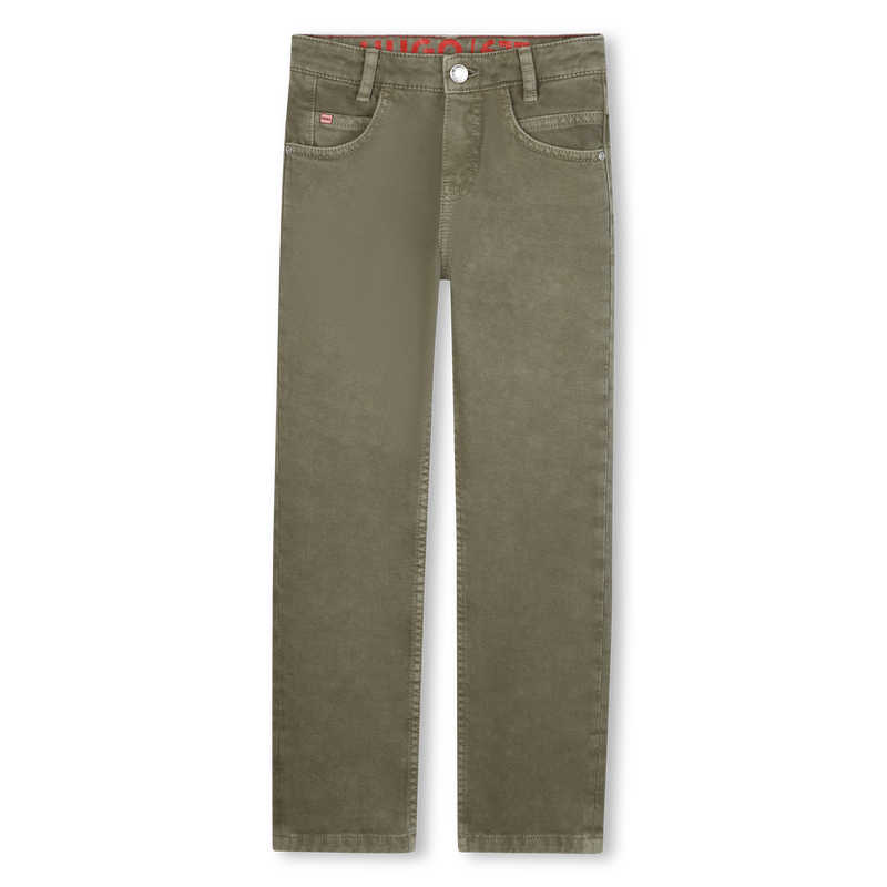Faded twill trousers HUGO 
                    BOY