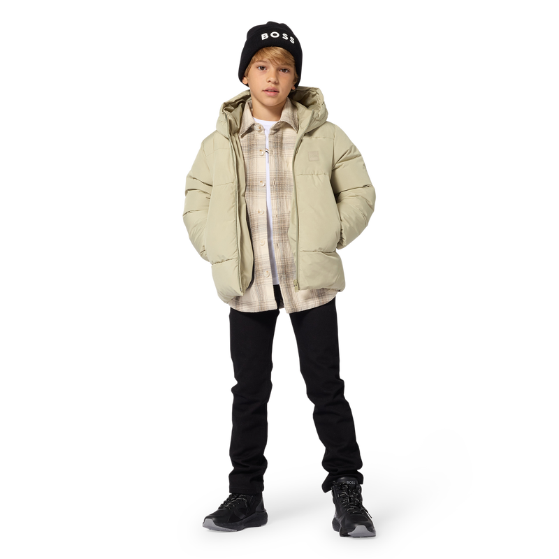 Hooded down jacket BOSS 
                        BOY