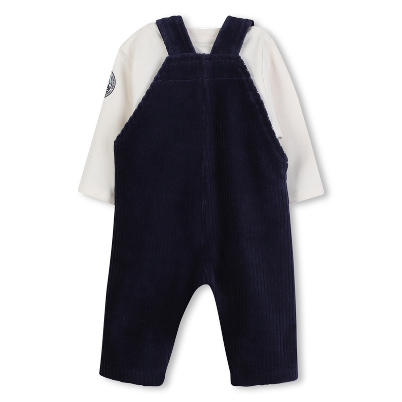 Corduroy dungaree set TIMBERLAND 
                    BOY