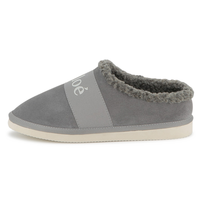 Cow suede leather slippers CHLOE GIRL