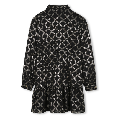 Long-sleeved polyester dress MICHAEL KORS GIRL