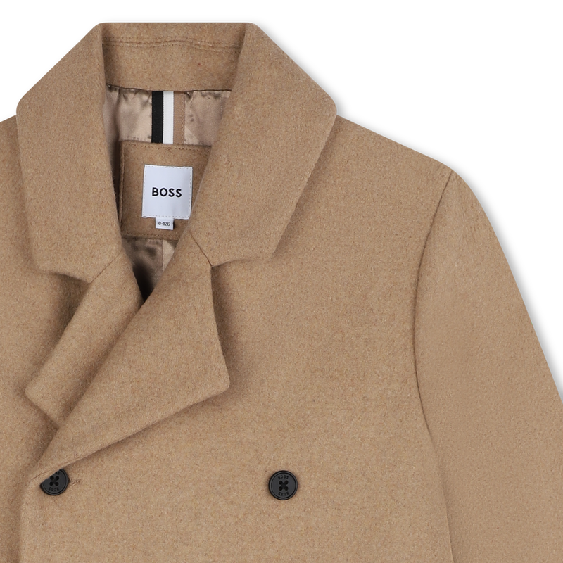 Lined Wool-Blend Coat BOSS 
                    GIRL