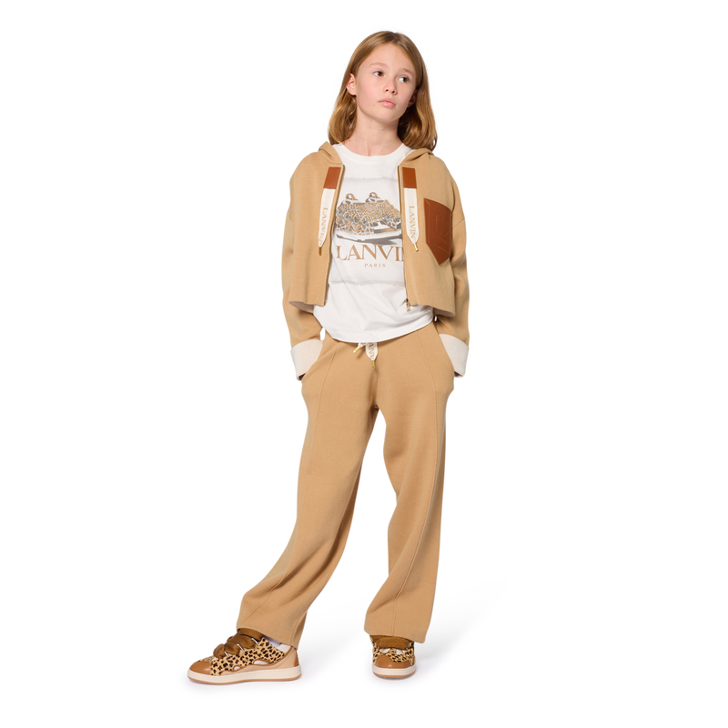 Hooded knit cardigan LANVIN 
                        GIRL