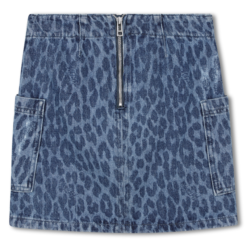 Leopard print denim skirt ZADIG & VOLTAIRE 
                        GIRL