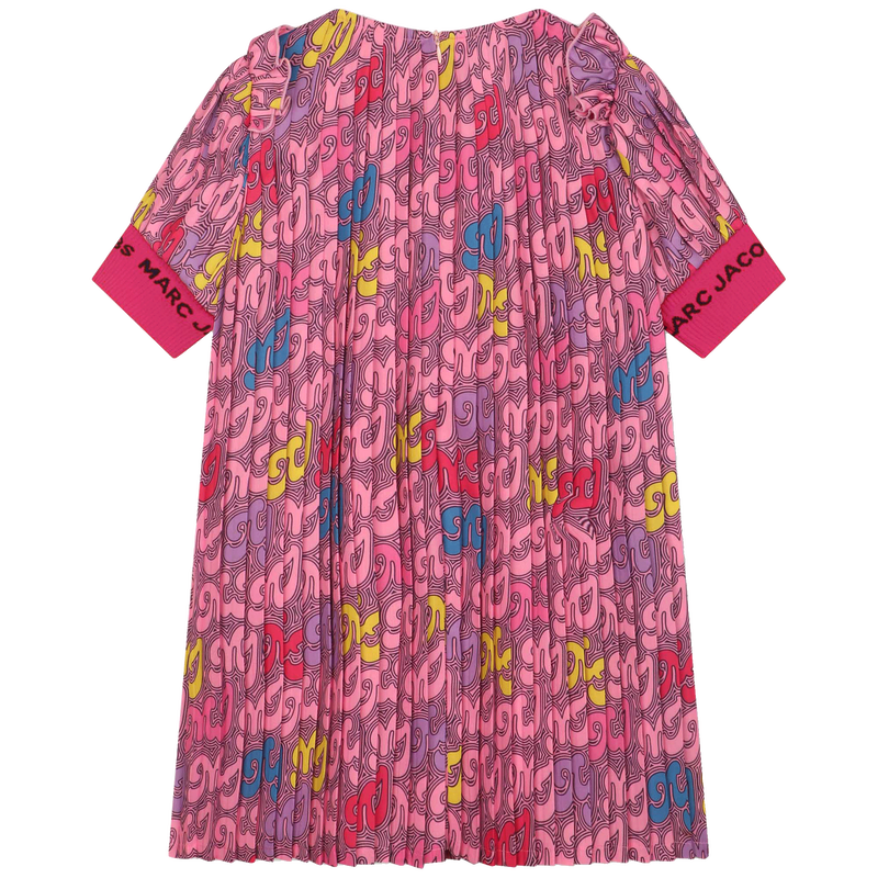 Pleated crêpe dress MARC JACOBS 
                    GIRL