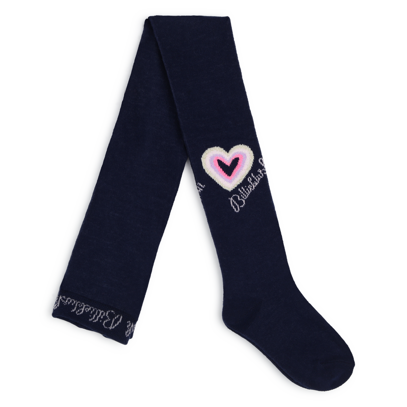 Metallic Heart Tights BILLIEBLUSH 
                        GIRL