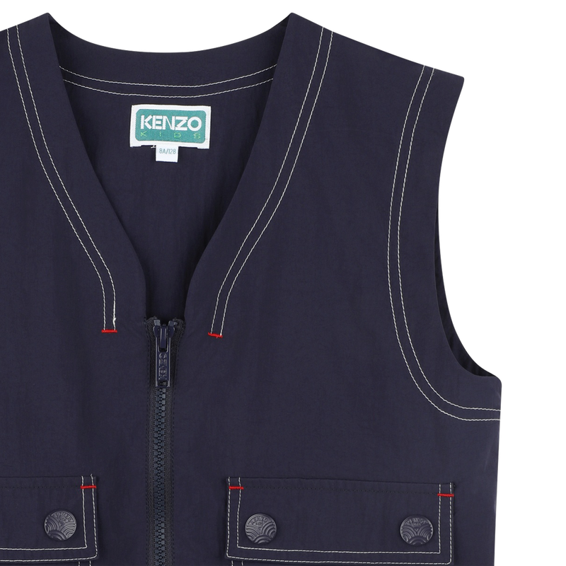 Zip-up vest KENZO KIDS 
                        BOY