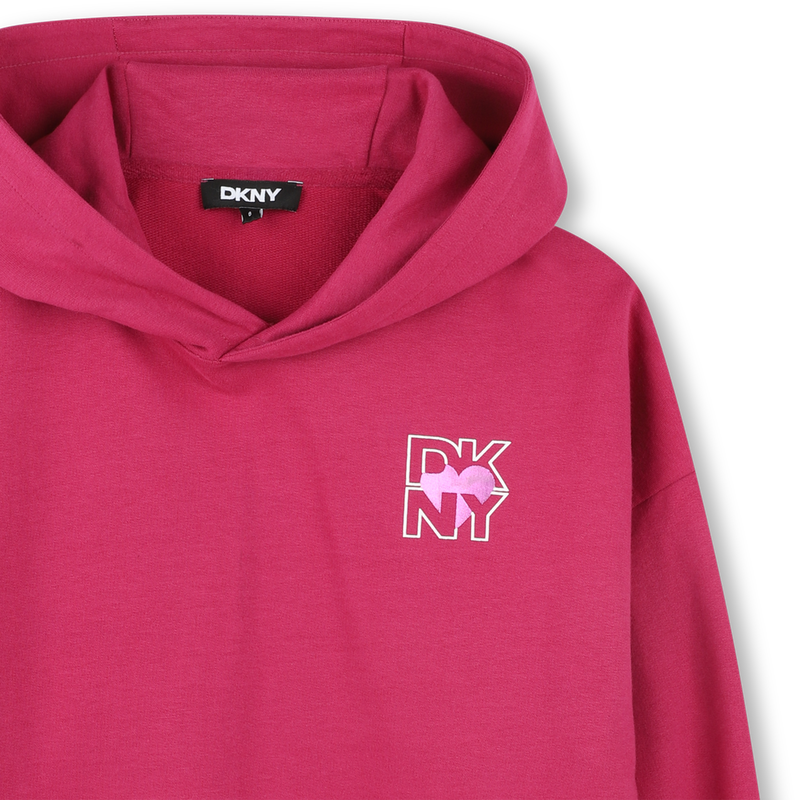 Shiny ink sweatshirt DKNY 
                        GIRL