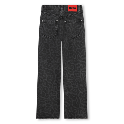 Raw Edge Printed Jeans HUGO GIRL