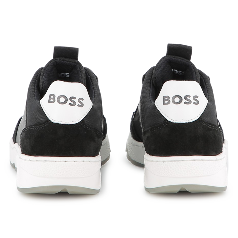 Faux and canvas sneakers BOSS 
                    BOY