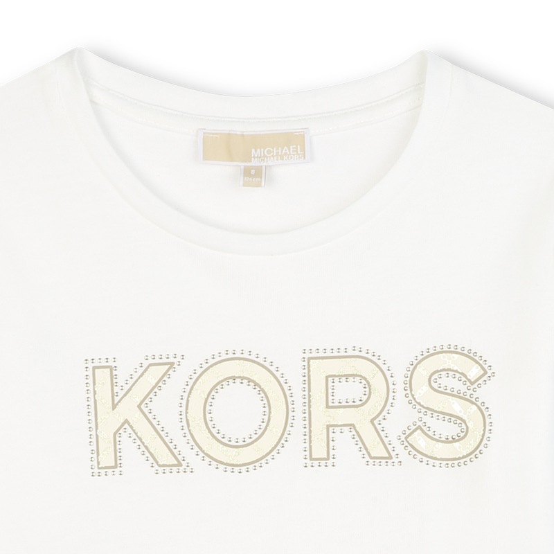 Long-sleeved jersey T-shirt MICHAEL KORS 
                        GIRL