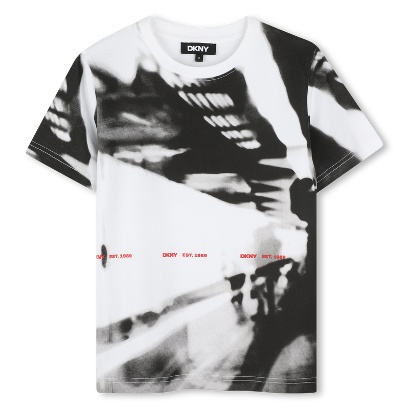 Printed cotton T-shirt DKNY 
                    BOY