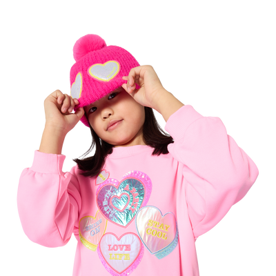 Soft novelty yarn beanie BILLIEBLUSH GIRL
