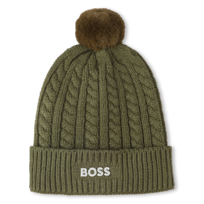 Cable knit beanie BOSS 
                    BOY