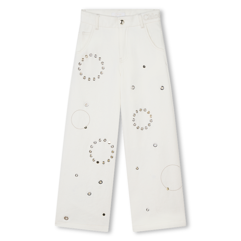 Cotton twill pants CHLOE 
                    GIRL
