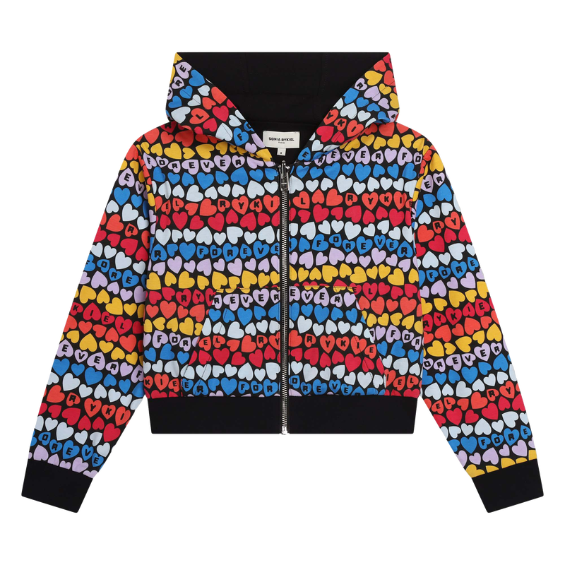Gucci rainbow multicolored hoodie maain jacket