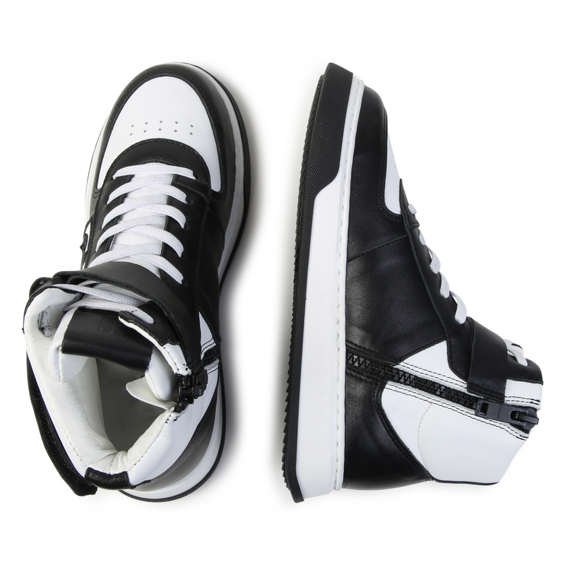 GIVENCHY Lace Up Leather Sneakers