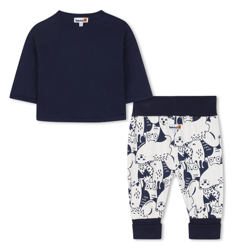 Snap t-shirt and pants TIMBERLAND 
                    BOY