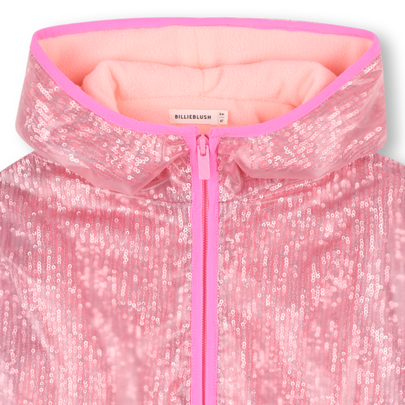Sheer oilskin embellished with sequins BILLIEBLUSH 
                    GIRL