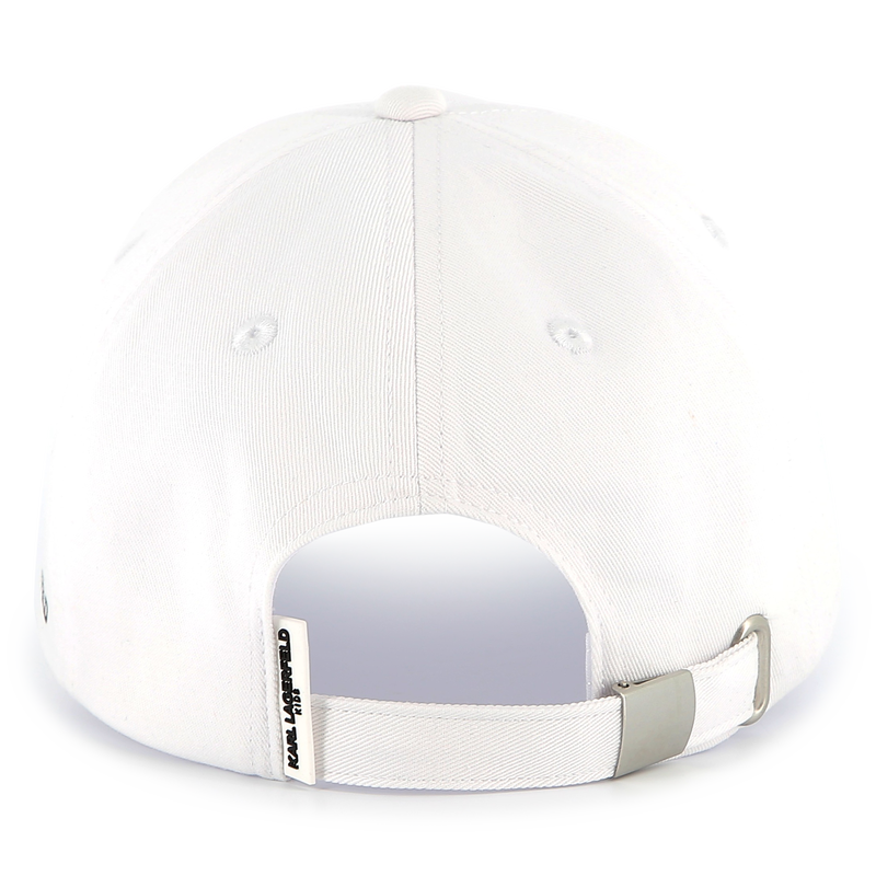 Adjustable printed cap KARL LAGERFELD KIDS 
                        GIRL