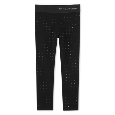 Plain leggings with diamant&eacute;s MARC JACOBS GIRL