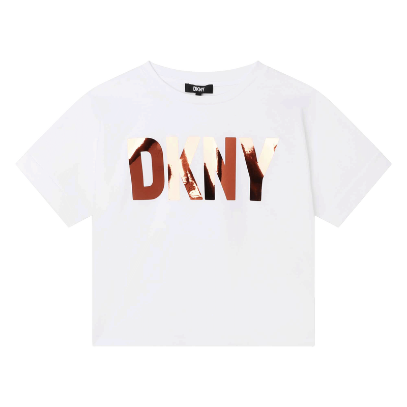 Short-sleeved cotton T-shirt DKNY 
                    GIRL