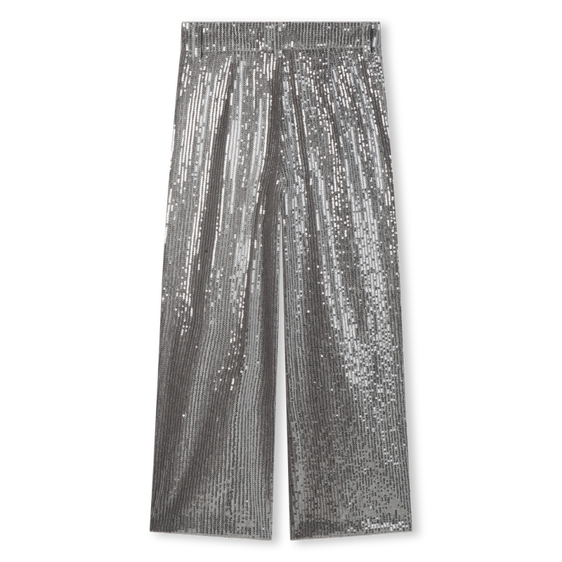 Pants embellished with silver sequins DKNY 
                        GIRL