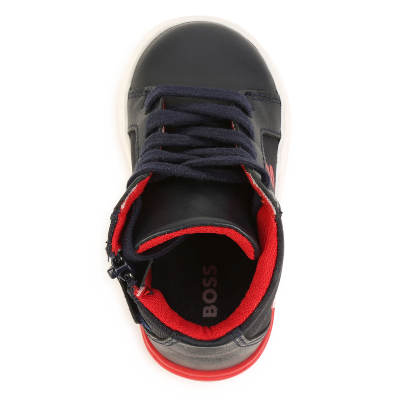 Boss discount leather sneakers