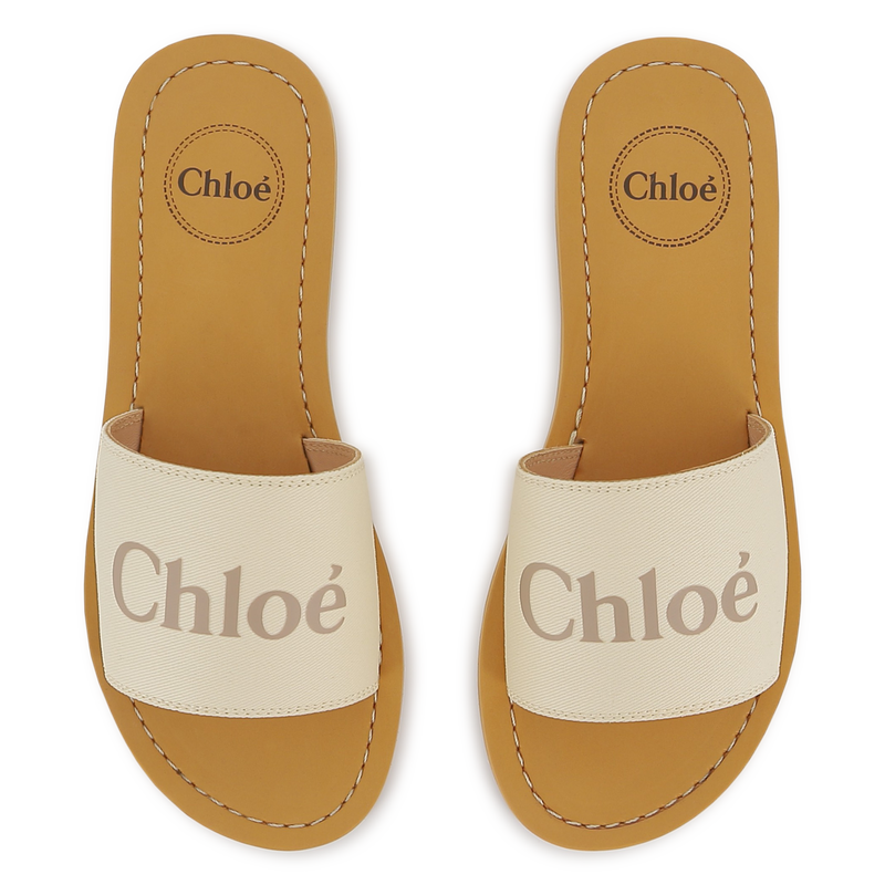 Sheepskin Leather Slides CHLOE 
                        GIRL