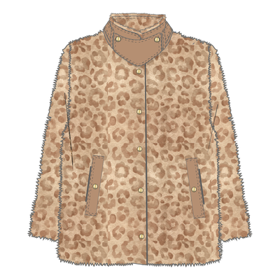 Jacket with leopard print CHLOE GIRL