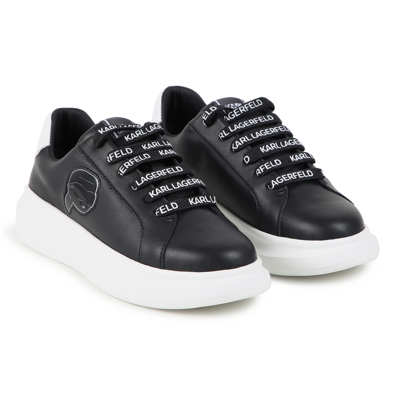 【 】★スニーカー★ Men's Boxford Sneaker KARL LAGERFELD KIDS Low-Top Leather Sneakers for BOY | Kids