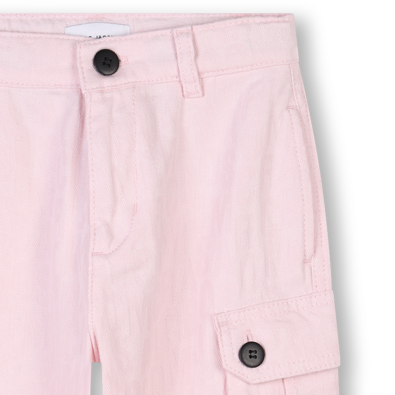 Cotton trousers with pockets MARC JACOBS 
                    GIRL