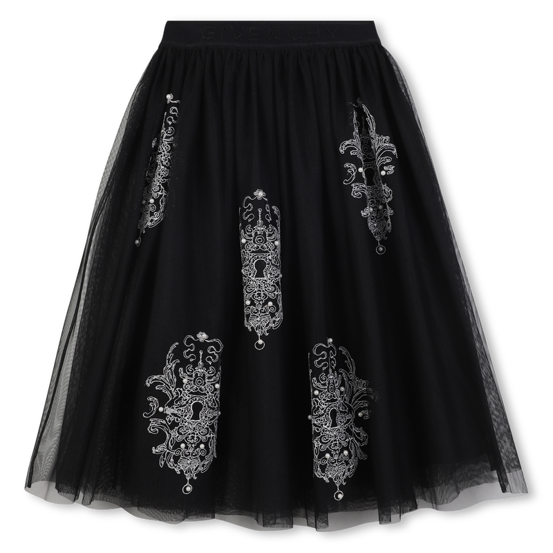 Ruched tulle skirt GIVENCHY 
                        GIRL