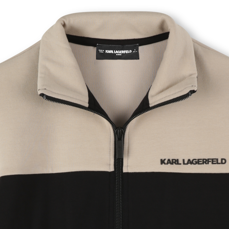 Two-tone cardigan KARL LAGERFELD KIDS 
                        BOY