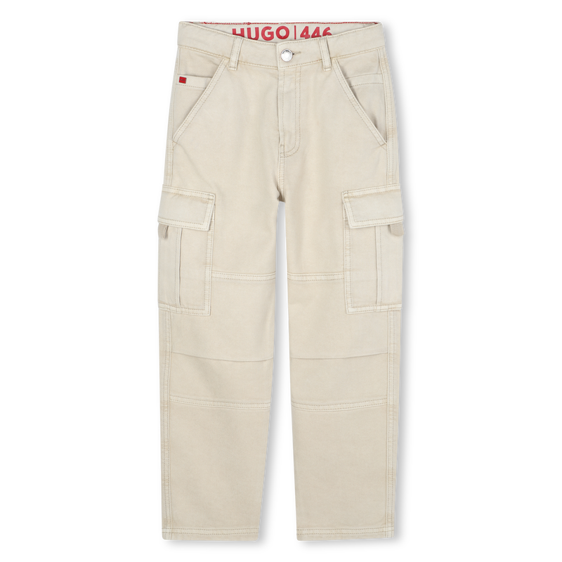 Twill trousers HUGO 
                        BOY