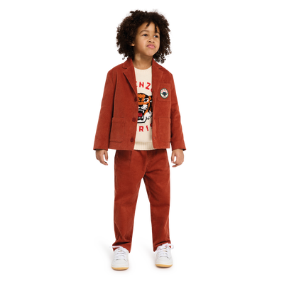 Corduroy Suit Jacket KENZO KIDS BOY