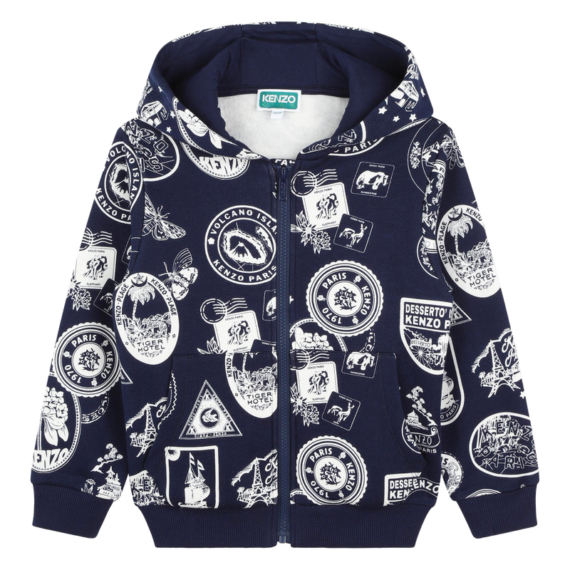 Kenzo zip sweatshirt clearance