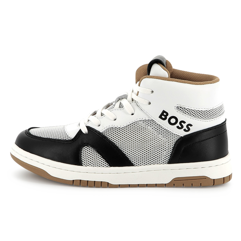 Hi-top lace-up sneakers BOSS 
                        BOY