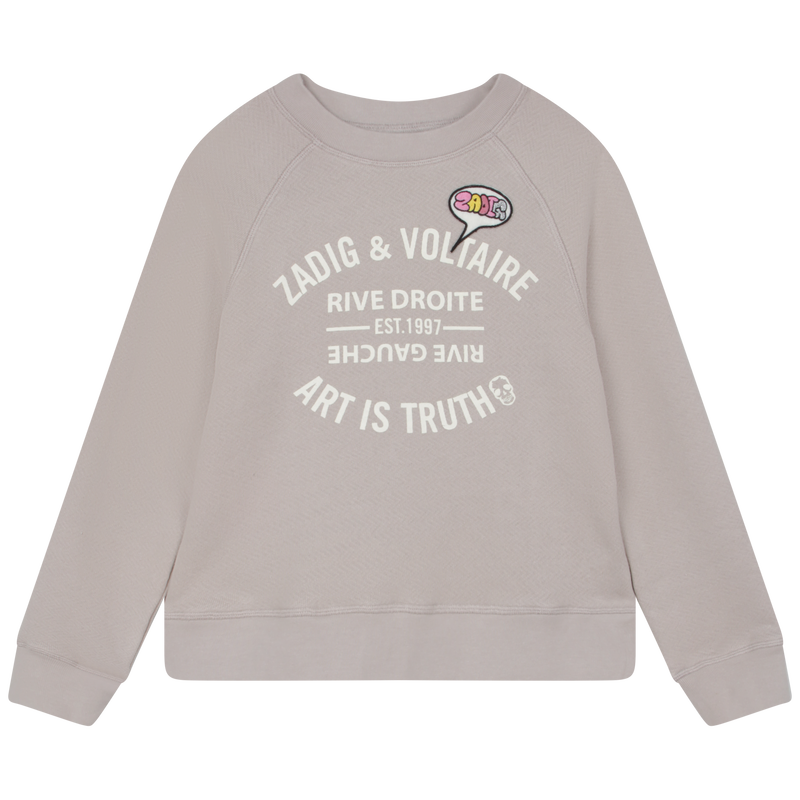 ZADIG VOLTAIRE Round necked cotton sweatshirt