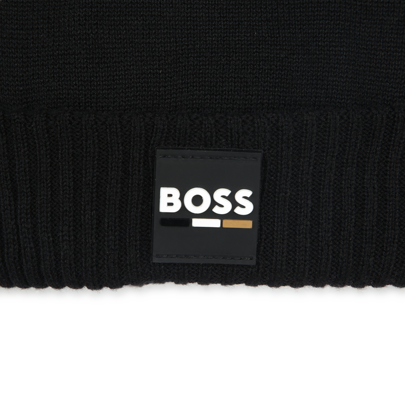 Knitted Fold-Up Beanie BOSS 
                        BOY
