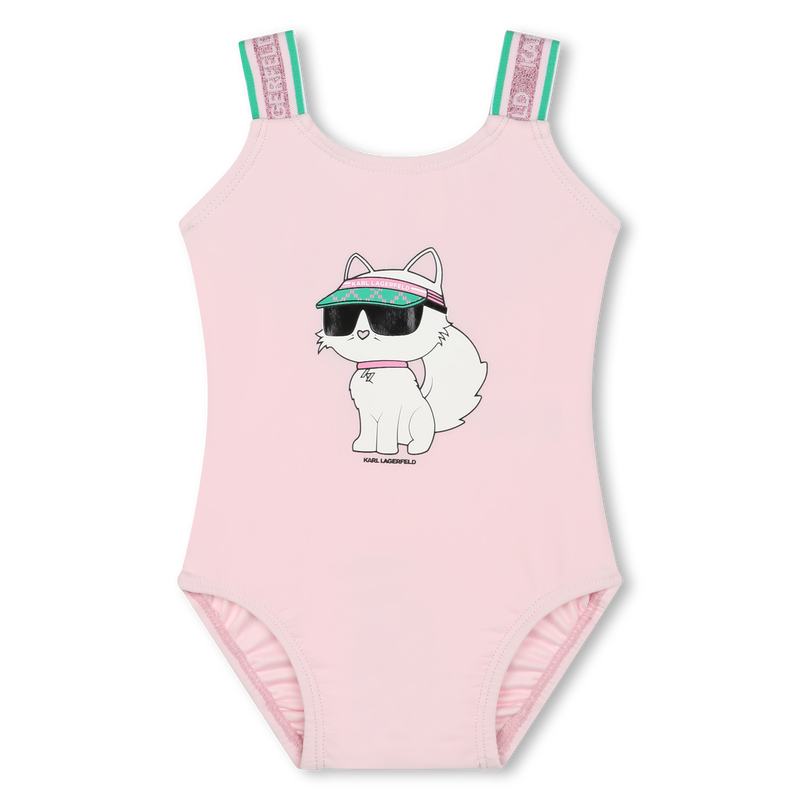 Printed swimsuit KARL LAGERFELD KIDS 
                    GIRL